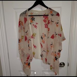 Cropped Floral Kimono